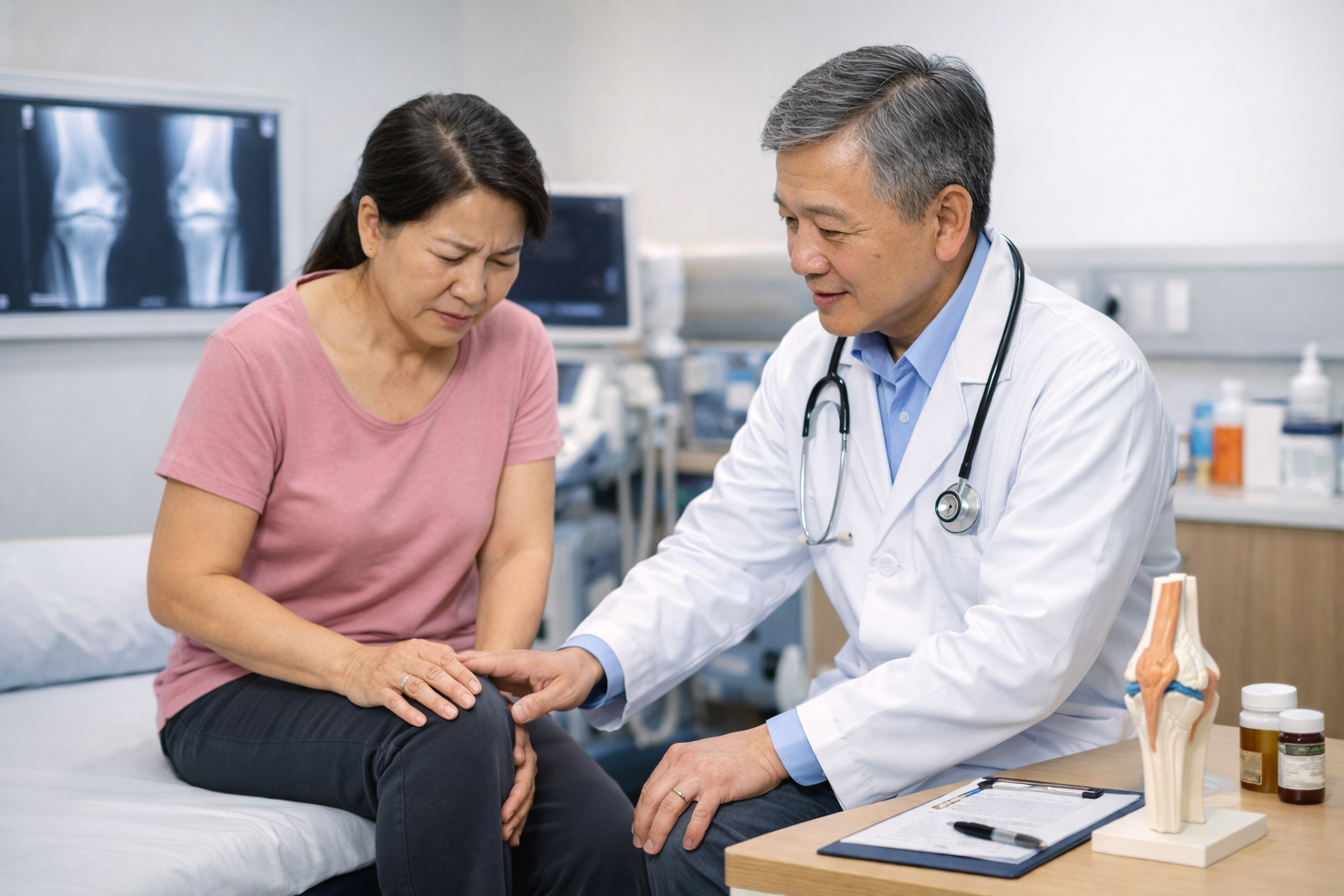 Thoái hóa, tràn dịch khớp gối